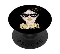Girl Boss & Queen Always Cute & Beautiful Graphic Designs PopSockets Adhesive PopGrip