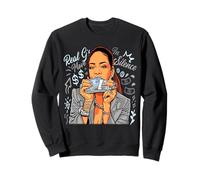 Girl Boss Queen Babe Move in Silence Money Stack Sweatshirt