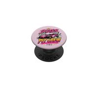 Girl Car Racing Birthday Party Sister Pit Crew Race Car PopSockets Adhesive PopGrip