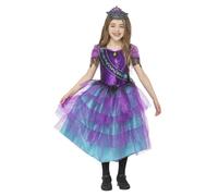 Girl Child Deluxe Miss Halloween Prom Princess Fancy Dress Costume
