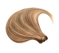 girl Clip In Hair Extensions Human Hair Deep Curly Natural for Women,Straight Seamless No Knots And No Shedding 4 Pcs set Gift(20")