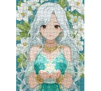 Girl Crystal Ball Jigsaw Puzzle 2000 Piece, Puzzles for Adults 2000, The Impossible Challenge, Jigsaw Puzzle Games Classic Educational, Wooden Puzzles, for Home Wall Decoration Gift FNKL1-782