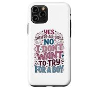 Girl Dad All Girls Father Of Daughters Case for iPhone 11 Pro