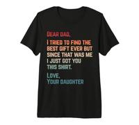 Girl Dad Matching Dear Dad of Girls from Daughter Daddy Premium T-Shirt