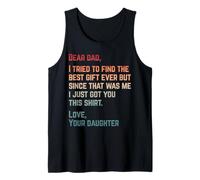 Girl Dad Matching Dear Dad of Girls from Daughter Daddy Tank Top