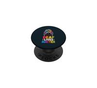 Girl Deaf Community Inclusion Sign Language ASL PopSockets Adhesive PopGrip