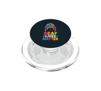 Girl Deaf Community Inclusion Sign Language ASL PopSockets PopGrip for MagSafe