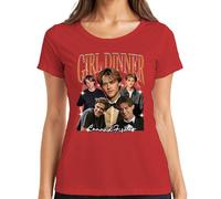 Girl Dinner Conrad Fischer The Summer I Turned Pretty 90s Bootleg Women's T-Shirt, red, M