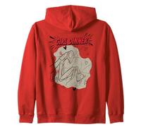 Girl Dinner | Funny Praying Mantis - Sarcastic Zip Hoodie