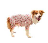 Girl Dog Apparel Cartoon Fruit Outfit Lovely Fruit Pattern Four-Legged Pullover For Elegant Shirt Costume Apparel Dog Walking Outfit