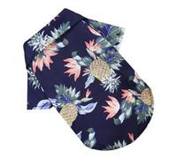 Girl Dog Pineapple Shirt Lovely Apparel Beach Shirt For Elegant Vest Costume Props Pet Apparel Print Dog Clothing