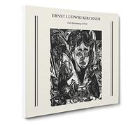 Girl Dreaming By Ernst Ludwig Kirchner Canvas Print | Gallery Wrapped 30mm Frame Wall Art | 20x20 inches | Ready to Hang | Surrealist People Picture | Living Room Bedroom Lounge Office