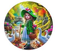 Girl Duck Green Hat 1000 Teile Puzzle Für Erwachsene Herausforderung Stresslindernde Unterhaltung Teamgeist Pflegen Für Die Ganze Familie, Geschenke Für Frauen & Männer 1000pcs (67.5x67.5cm)
