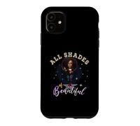 Girl Empowered Afro Black Queen African Women Case for iPhone 11