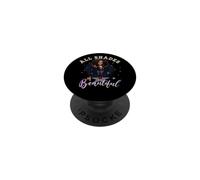 Girl Empowered Afro Black Queen African Women PopSockets Adhesive PopGrip