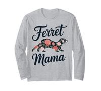 Girl Ferret Owner Women Ferret Mom Ferrets Long Sleeve T-Shirt