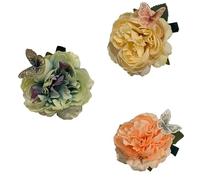 Girl Flat Clip Hairpin 2000s-style Ornaments Cottagecore For Women Girl Bunches Hairclip Flower Sweet Cottagecore