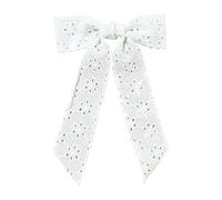 Girl Flat Clip Hairpin Ornaments Bows Barrette For Women Girl Bunches Hairclip Sweet Christmas Sweet Photo Props Lace Hair Bows For Weddings