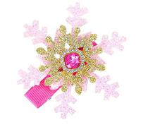 Girl Flat Clip Hairpin Ornaments Crystal Barrette For Women Girl Bunches Hairclip Sweet Christmas Sweet Photo Props