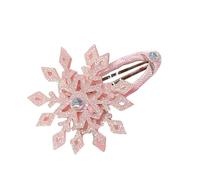 Girl Flat Clip Hairpin Ornaments Crystal Barrette For Women Girl Bunches Hairclip Sweet Christmas Sweet Photo Props