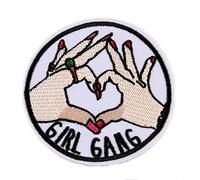 Girl Gang Iron On Sew On Embroidered Cosplay Kids Fancy Dress Patch