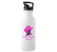 Girl Gone Dancing Line Dancing Sport Gift Water Bottle With Straw