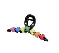 Girl Hair Claw Love Heart Hair Clips Cute Shark Hair Barrettes Colorful Hair Clamps Fashion Rainbow Clips for Women Headwear