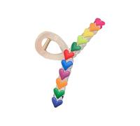 Girl Hair Claw Love Heart Hair Clips Cute Shark Hair Barrettes Colorful Hair Clamps Fashion Rainbow Clips for Women Headwear