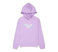 Roxy Fleece Hoodie Surf Feeling Terry Girls Purple 14 Years