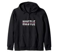 Girl Hustle For Inspiring Strong Hardworking Women Zip Hoodie