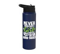 Girl in Poodle Socks - Irish Dancer Ceili Reel Dance Feis Stainless Steel Insulated Water Bottle