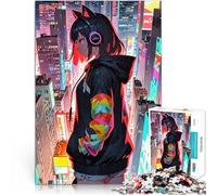 Girl in The City1000 Piece Jigsaw Puzzles for Adults Toys Educational Games Stress Relieving great gift 38x26cm