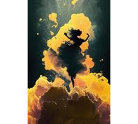 Girl in Yellow Smoke Puzzles for Adults, Impossible Hard Difficult Challenging Jigsaw_1000pcs