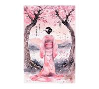 Girl Ink Painting Jigsaw Puzzles for Adults 100, Fun Challenging Educational Games, Difficult Jigsaw Puzzles for Adults, Puzzle 100 Pieces