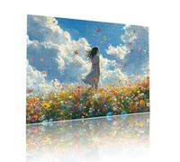 Girl Jigsaw Puzzles for Adults Difficult 80 pieces Butterfly Adult Kids Toddler Puzzle Age 4-6 Mini 5-8 Year Olds Jigsaws Learning Educational Challenge Toys, Home Decoration and Gifts 15x20cm t-767