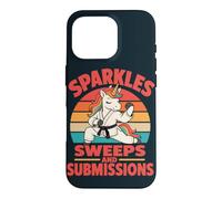 Girl Jiu Jitsu Fighter Unicorn BJJ Case for iPhone 16 Pro