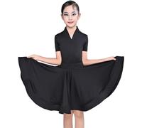 Girl Latin Ballroom Dance Dresses Dancing Ballroom Dance Dance Dress Tango Skirt Standard Salsa Competition Party Dresses Pratice Costumes(150)