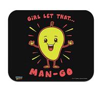 Girl Let That Man Go Mango Funny Humor Low Profile Thin Mouse Pad Mousepad
