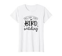 Girl Likes Bird Watching Wildlife Animals T-Shirt