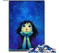Girl Looking Up at The Sky Adult Jigsaws 2000 Piece, Pattern Assembly Deal As Gifts for The Whole Family Suitable for And 14 (70x100cm)