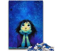 Girl Looking Up at The Sky Jigsaw Puzzles for Teenagers 2000 Jigsaws,Challenging To Complete But Fun And Humorous Unique Home Decor And Gifts (70X100cm)