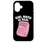 Girl Math Is Real Calculus Algebra Logic Math Lover Case for iPhone 16