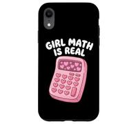 Girl Math Is Real Calculus Algebra Logic Math Lover Case for iPhone XR