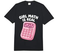 Girl Math is Real Calculus Algebra Logic Math Lover Comfort Colors Adult Heavyweight T-Shirt