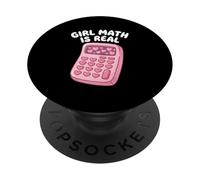 Girl Math Is Real Calculus Algebra Logic Math Lover PopSockets Adhesive PopGrip