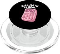 Girl Math Is Real Calculus Algebra Logic Math Lover PopSockets PopGrip for MagSafe