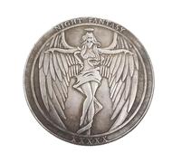 Girl Night Fantasy Flipping Game Coin Winged Fantasy Angel Elf Coin Antique Morgan Hobo Nickel Coin