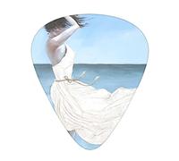 Girl On A Windy Beach The guitar pick, for acoustic, electric, bass guitars - natural touch, 12 pack, multi-color.