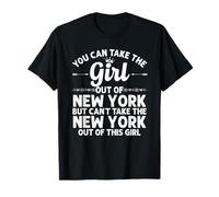Girl Out Of NEW YORK NY NEW YORK Gift Funny Home Roots USA T-Shirt