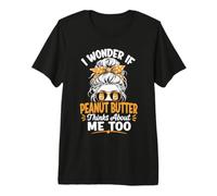 Girl Peanut Butter Sandwich Peanut Spread Premium T-Shirt